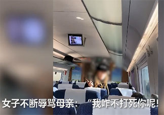 女子高鐵辱罵母親后棄母下車是什么原因 子女打罵父母犯法嗎