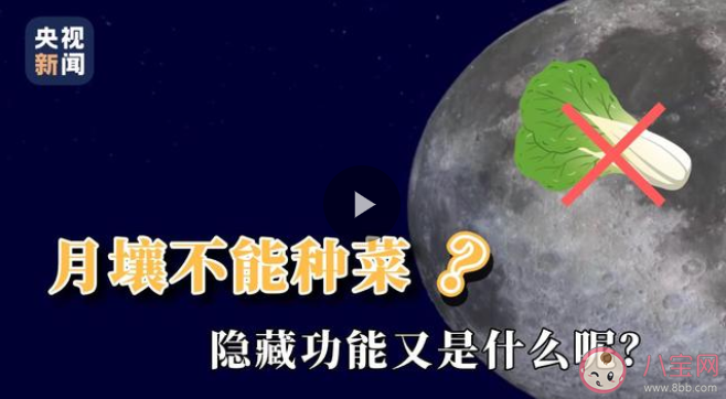 月球的土壤能種菜嗎 月壤為什么不能用來種菜 月球的土壤能種菜嗎 月壤為什么不能用來種菜