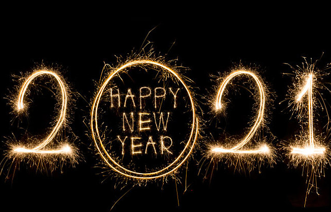 2021新年快樂煙花圖片帶字祝福語 2021新年快樂煙火圖片說說朋友圈