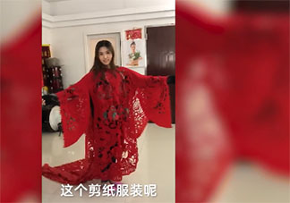 女子剪紙剪出3.7米古代嫁衣是怎么回事 剪紙藝術(shù)的起源是什么