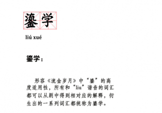 鎏學是什么梗 鎏學是什么意思