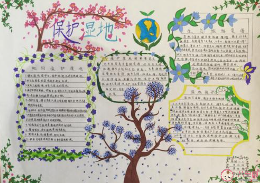 2021世界濕地日手抄報圖片內容 2021世界濕地日手抄報文字素材