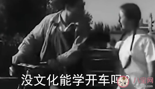 沒文化能學開車嗎是什么梗 沒文化能學開車嗎是哪個電影