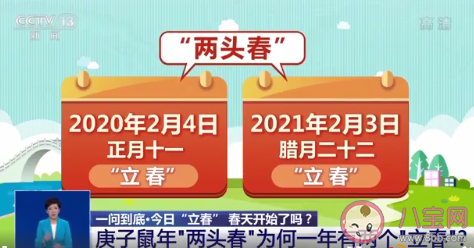 庚子鼠年為何有兩個立春 兩頭春是什么意思