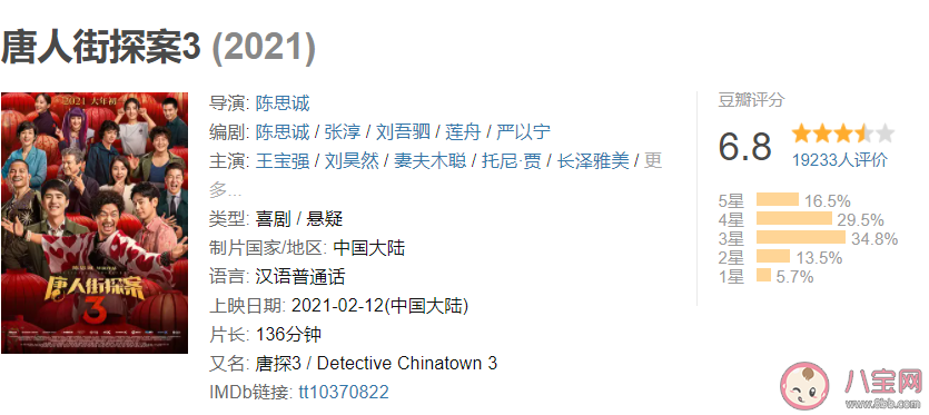 唐人街探案3殺人兇手是誰 唐人街探案3影評怎么樣