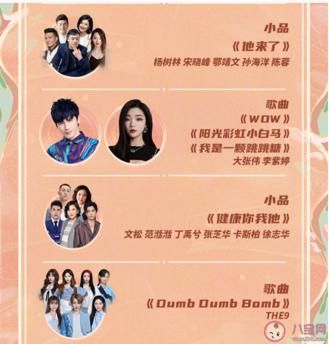 東方衛視春晚節目單 全明星陣容海報大大全