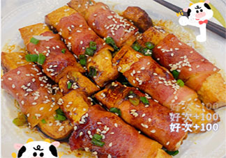 照燒培根豆腐卷怎么做 豆腐好吃簡單的做法食譜