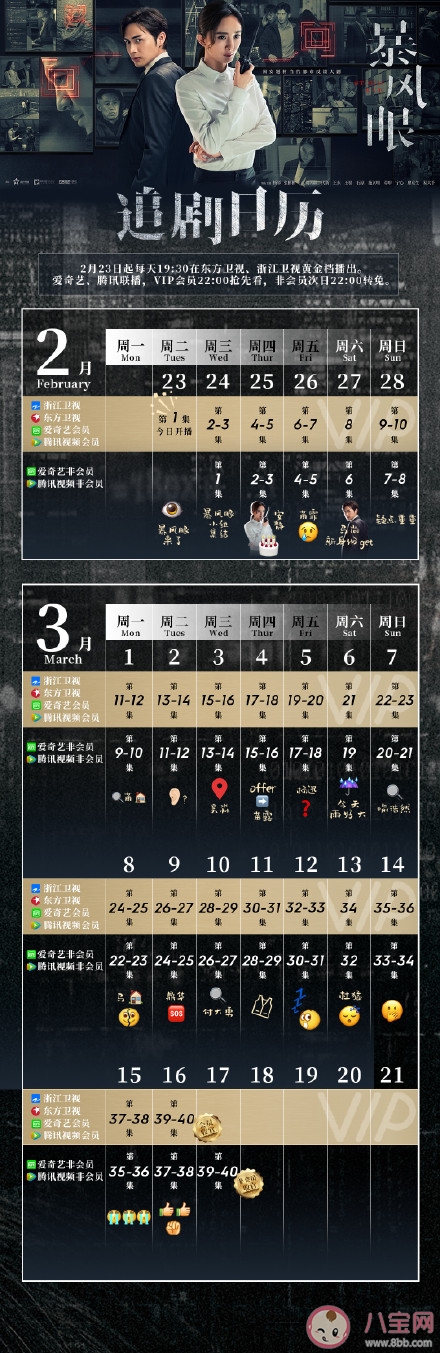 《暴風眼》追劇日歷 《暴風眼》更新時間表