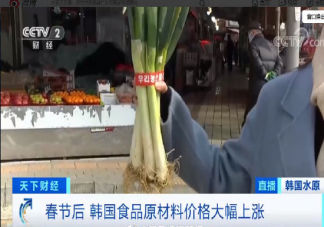 韓國食品價格大幅上漲是什么原因導致的 韓食品價格高是怎么回事