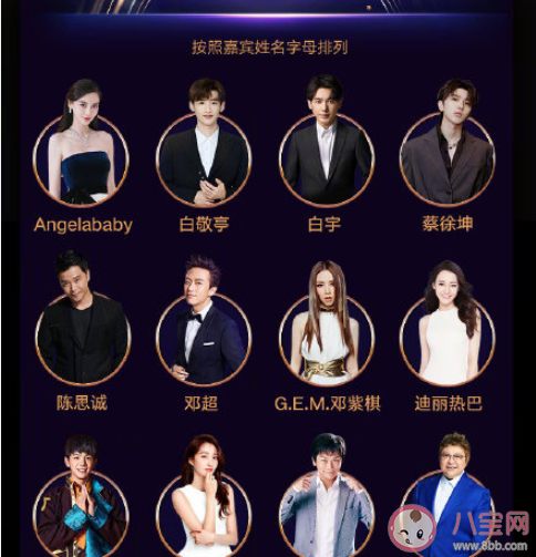 最新微博之夜全陣容名單盤點 微博之夜幾點開始