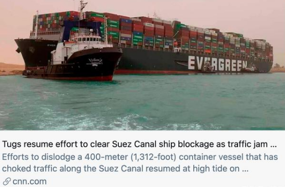 蘇伊士運河堵了4天哪些物價要漲 對生活物品的影響 蘇伊士運河堵了4天哪些物價要漲 對生活物品的影響