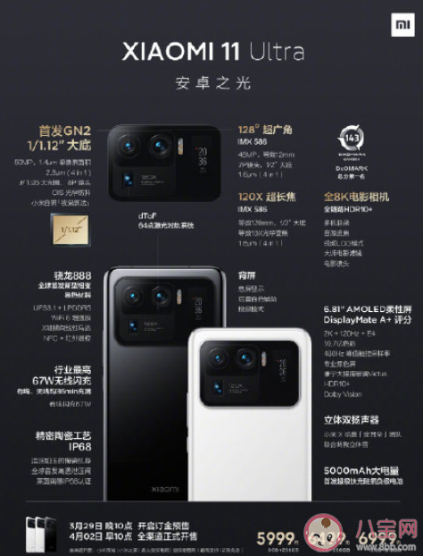 2021小米春季新品價格匯總 小米11系列價格參數對比 2021小米春季新品價格匯總 小米11系列價格參數對比