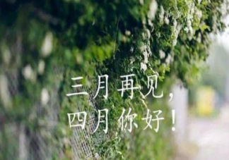 三月再見四月你好溫柔文案句子 三月再見四月你好朋友圈正能量說說