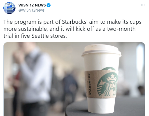 星巴克可重復使用杯子是怎樣的 你贊同這種做法嗎