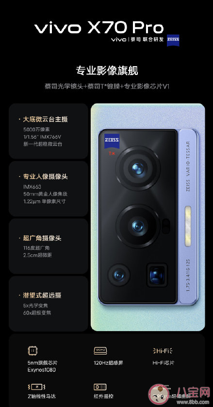 vivo X70系列參數對比 vivoX70系列哪款最值得買