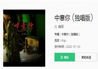 你沒有打火機卻能點亮我的心是什么歌 《中意你》完整版歌詞在線聽歌