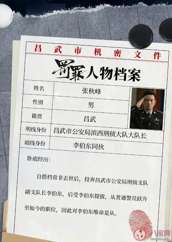 《罰罪》張秋峰是雙面間諜嗎 張秋峰是好人嗎