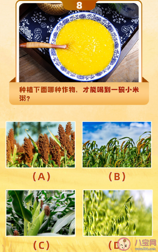 干飯人等級測試 你知道這些農作物是什么原料做成的嗎 干飯人等級測試 你知道這些農作物是什么原料做成的嗎