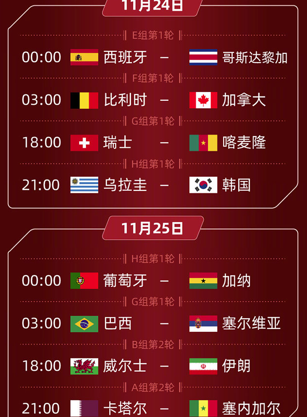 2022年世界杯直播在哪可以觀看 2022年世界杯什么時候開始