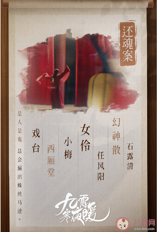 《九霄寒夜暖》人物關系圖 《九霄寒夜暖》有幾個案子結局是什么