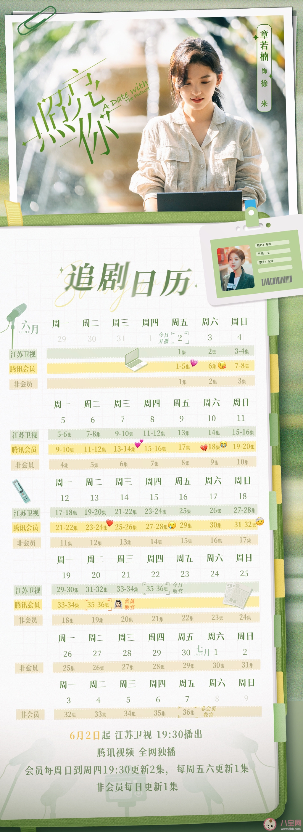 《照亮你》追劇日歷 《照亮你》劇情介紹